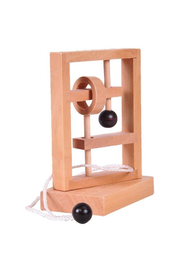 طوبولوجيا إطلاق العنان للحبل المرح إطلاق العنان للألعاب التعليمية العمود إطلاق العنان حبل سهولة ألعاب سطح المكتب الخشبية - اللون: محاصر - كبير - تاويوان سانباي - Image 4