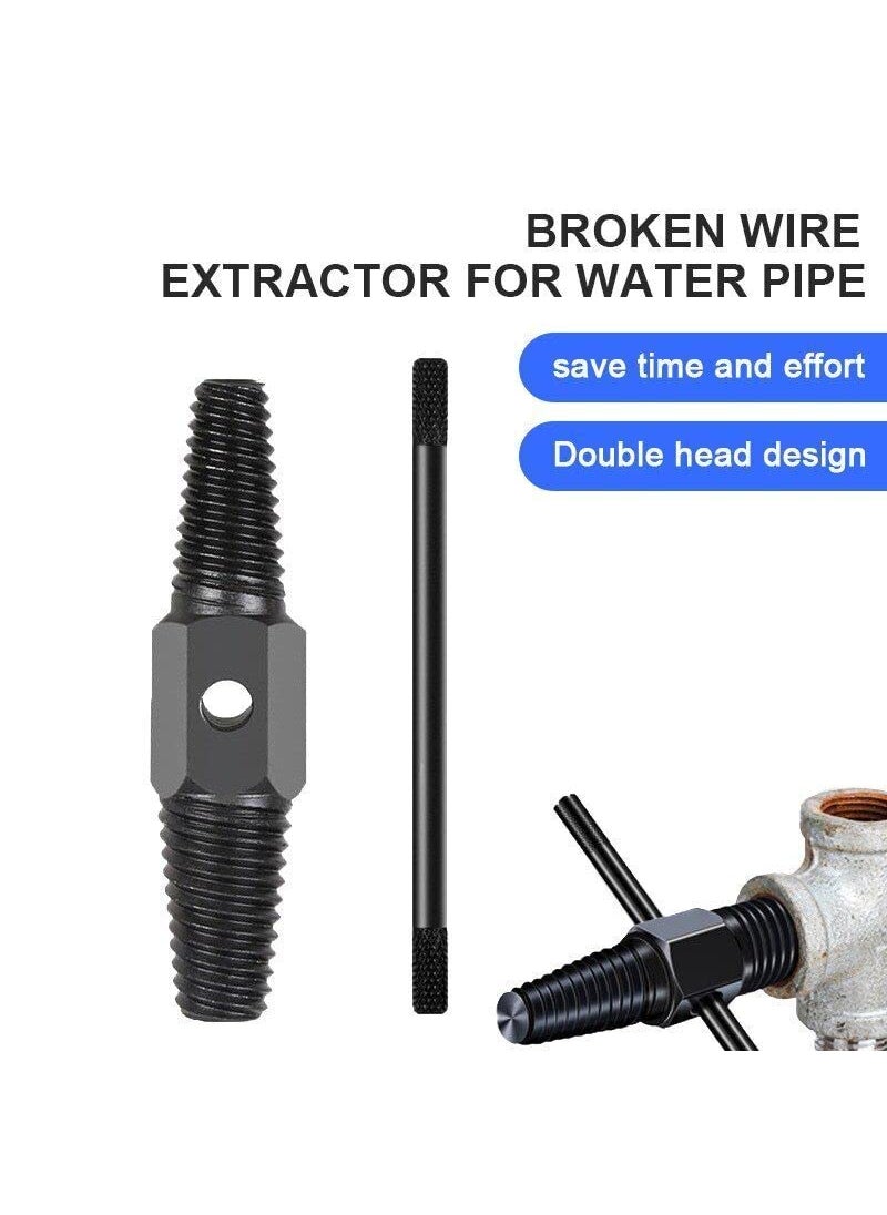 Generic Double Head Screw Extractor Set Tap Faucet Damaged Wire Water Pipe Remover Tools  - Image 2