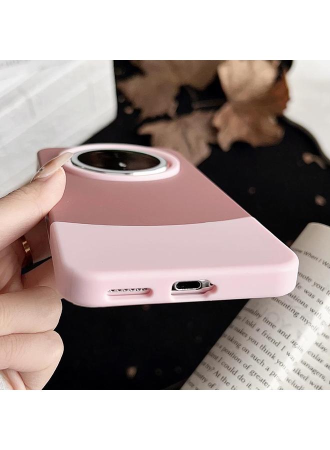 زبون جراب لهاتف Huawei Pura 70 Pro / Pura 70 Pro+ بلون متباين 2 في 1 جراب هاتف هجين من مادة TPU وملمس الجلد PC - Image 4