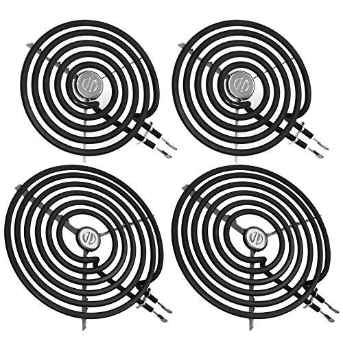 Beaquicy 4 Pack ERS30M1 ERS30M2 Electric Stove Burner - Replacement for GE Hotpoint Kenmore,Electric Range Stove Burner Element Replacement 6"and 8" - Replaces WB30M1 and WB30M2 GE Stove Electric Burner - Image 2