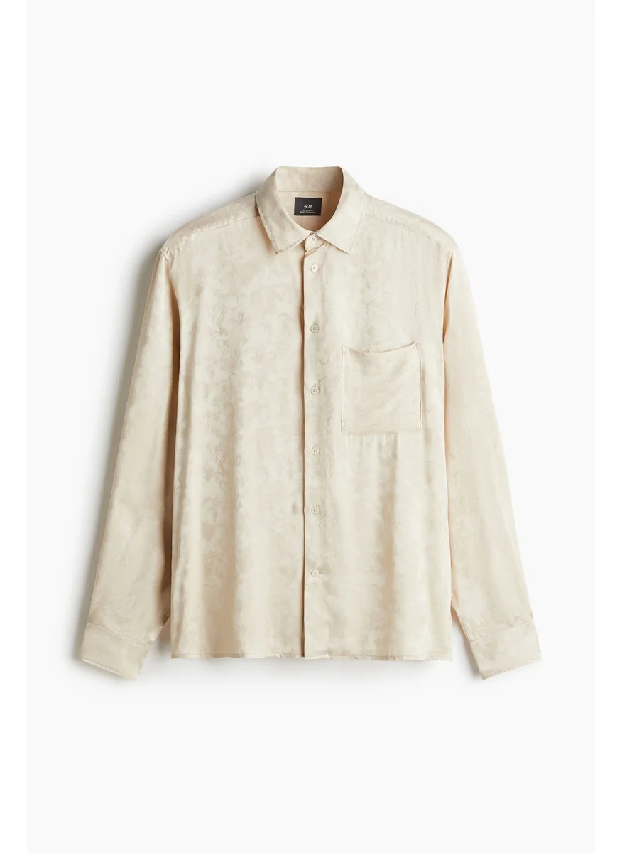 اتش اند ام Regular Fit Satin Shirt