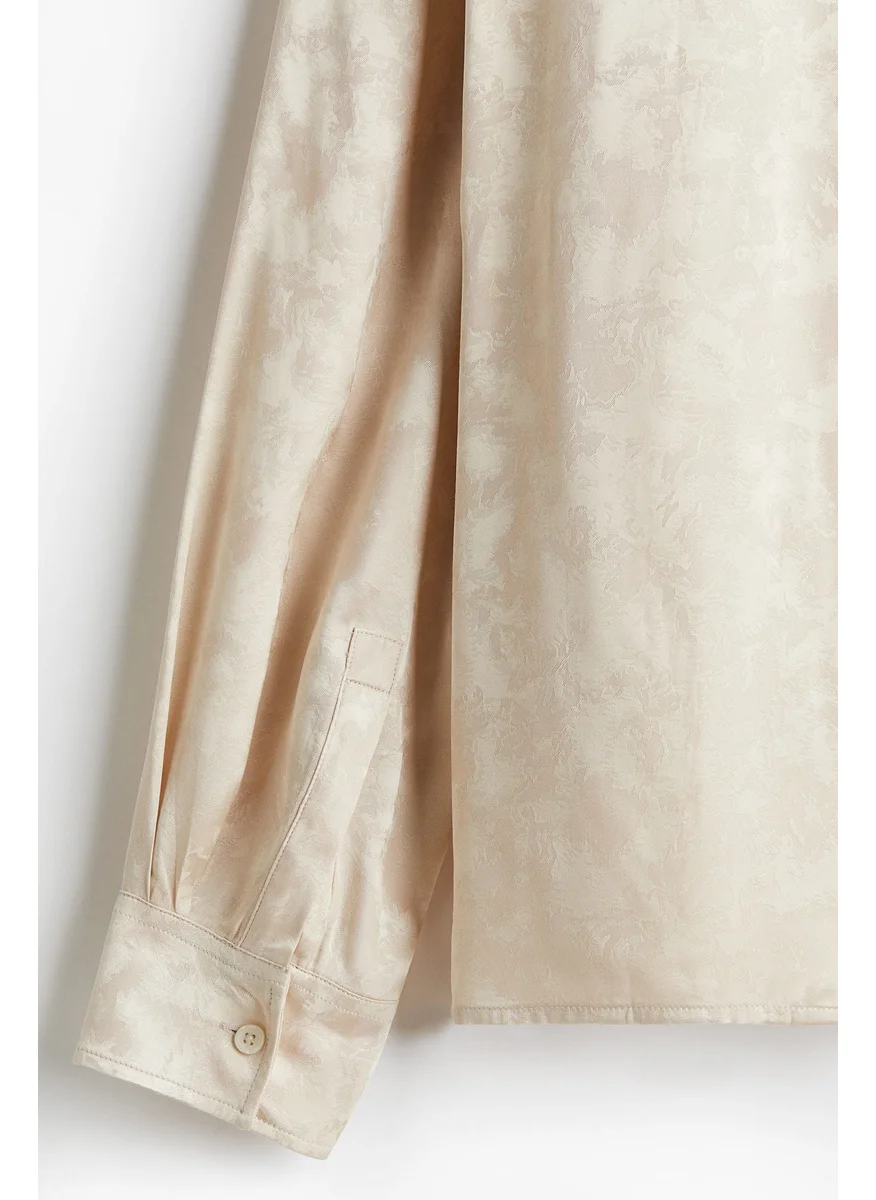 اتش اند ام Regular Fit Satin Shirt