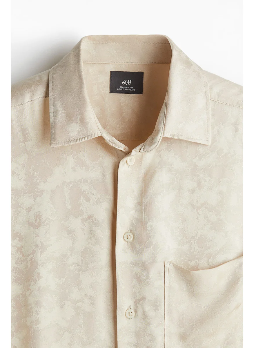 اتش اند ام Regular Fit Satin Shirt