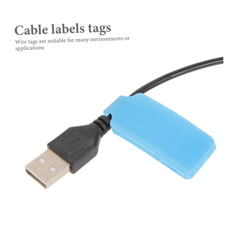 200 Pcs Multi Color Writable Cable Labels Tags For Organizing Electrical Charger Cords - Image 3