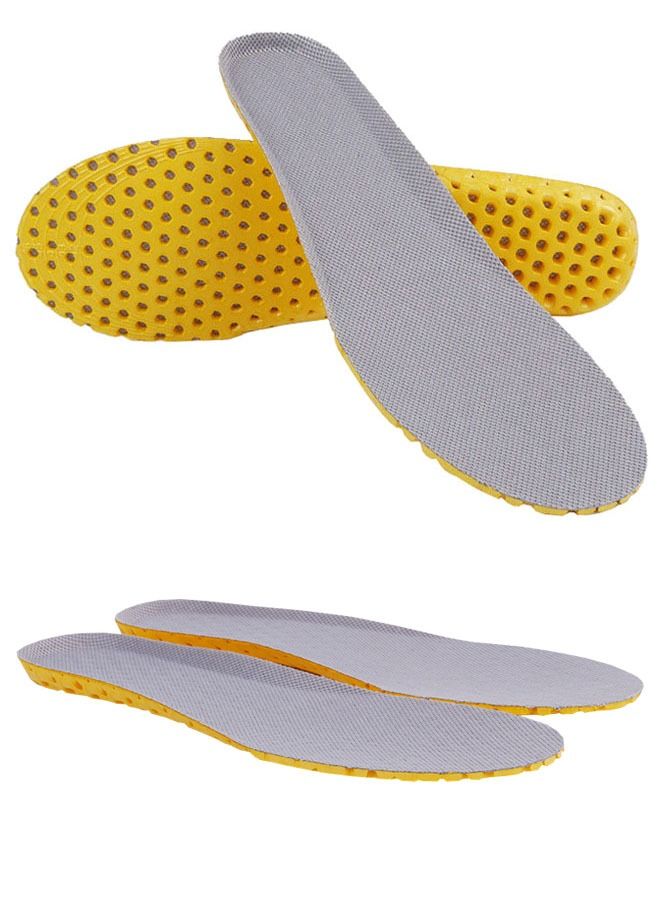 ZCM-HAPPY 2 Pairs Of Orthopedic Arch Support Insoles Multi-Functional Shock-Absorbing Sweat-Absorbing And Breathable Suitable For Adults And Children's Leisure Sports - Image 1