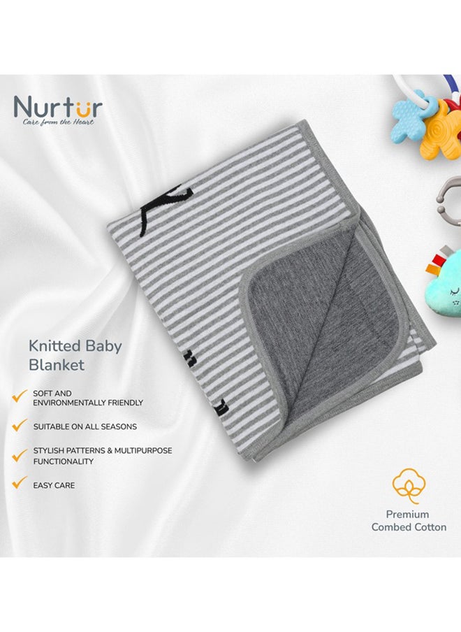 Nurtur - Soft Baby Blankets For Boys And Girls 100% Combed Cotton Lightweight Fleece - Image 1
