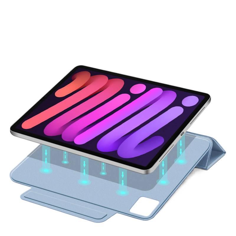 DGG حافظة آيباد ذكية متوافقة مع iPad Pro 12.9 / iPad Mini مع حامل قلم باللون بنفسجي باللون البنفسجي - Image 4