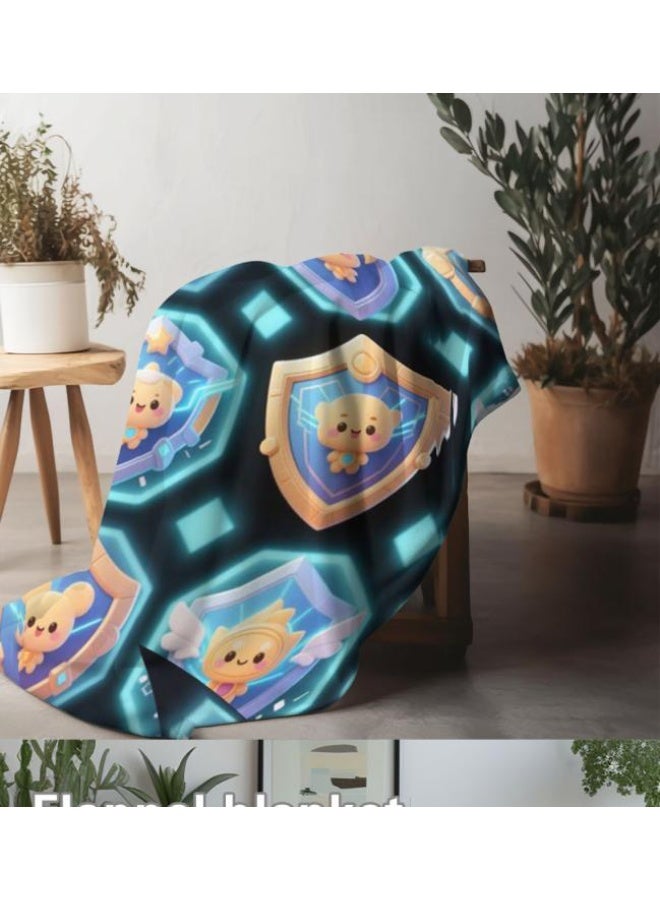 general Flannel thin blanket (warm and comfortable, suitable for sleep, gaming, dust removal and sandproof) 150cm*200cm - 528 - Image 3