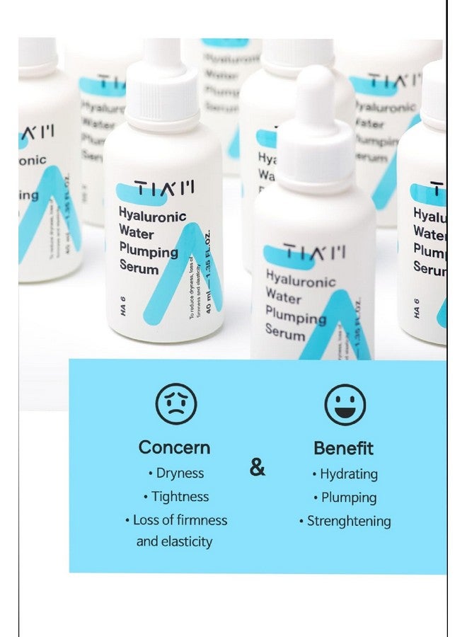TIA'M TIAM Hyaluronic Acid Korean Serum 40 ml, K-Beauty Hydrating Face Serum with Panthenol, Moisturizing Korean Serum for Combination & Dry Skin - Image 2