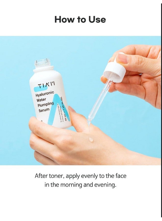 TIA'M TIAM Hyaluronic Acid Korean Serum 40 ml, K-Beauty Hydrating Face Serum with Panthenol, Moisturizing Korean Serum for Combination & Dry Skin - Image 5