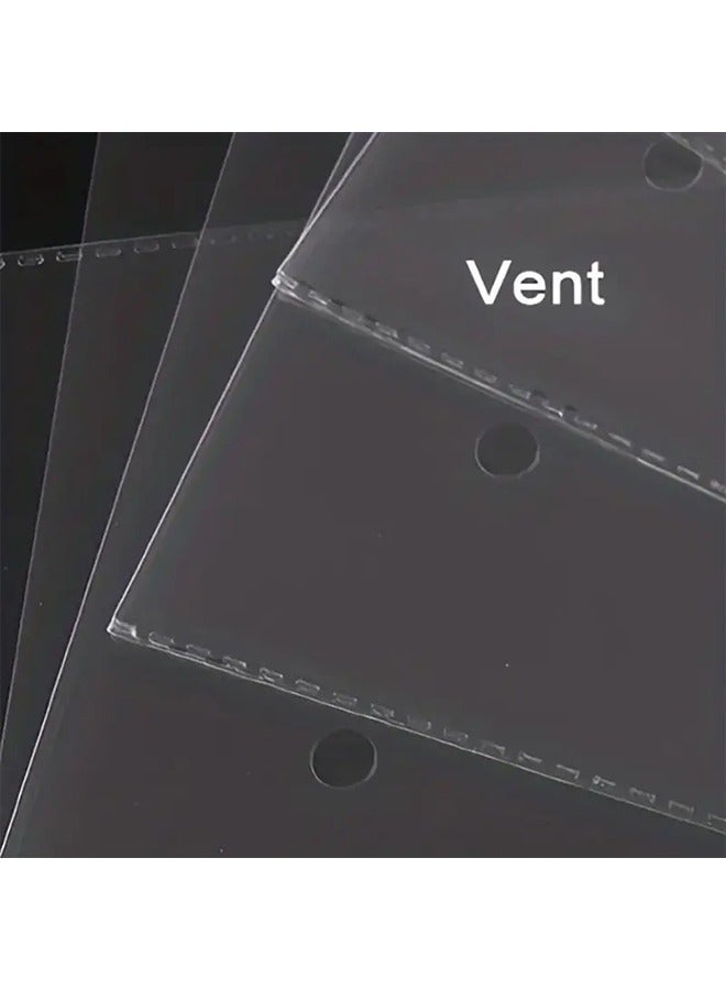 KOOKNA 100Pcs Plastic Bag, Cookies Bag, Perfect for Bakery and Suger Gift, Self-Sealing Odorless Transparent, Small Clear Packaging Bags (18x15cm) - Image 5