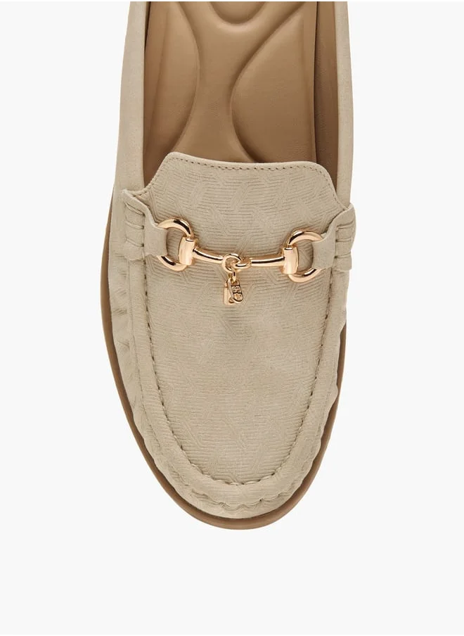 Flora Bella By Shoexpress Womens Metal Accent Slip-On Mules