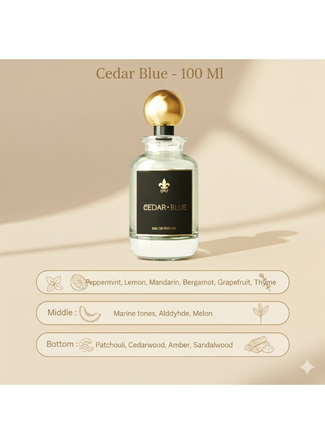 1907 عطر سيدار بلو للرجال 100 مل - Image 2