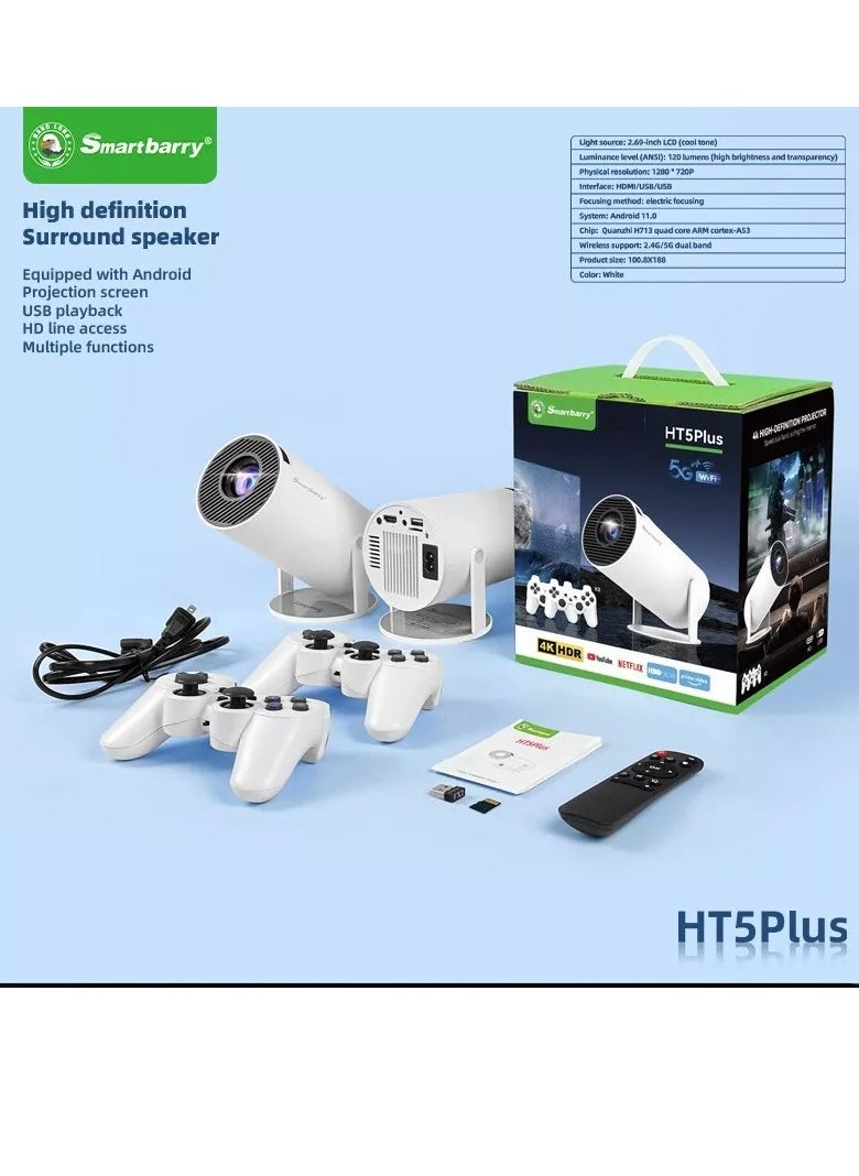 Smartberry - 1080P Wi-Fi Game Projector with Game Controller - Image 1