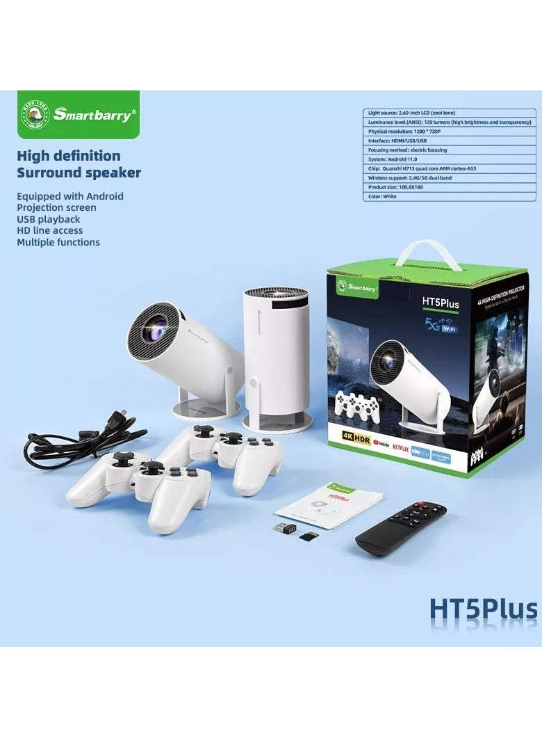 Smartberry - 1080P Wi-Fi Game Projector with Game Controller - Image 1