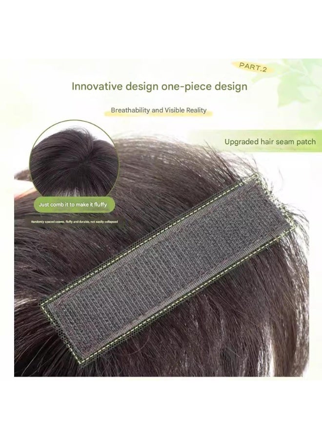 Estelle Magic Hook & Loop Hair Part Patch - Instant Cover Sparse Hair, Secure & Reusable Adhesion, Breathable & Lightweight for All-Day Comfort, Adds Instant Volume & High Crown - Image 4