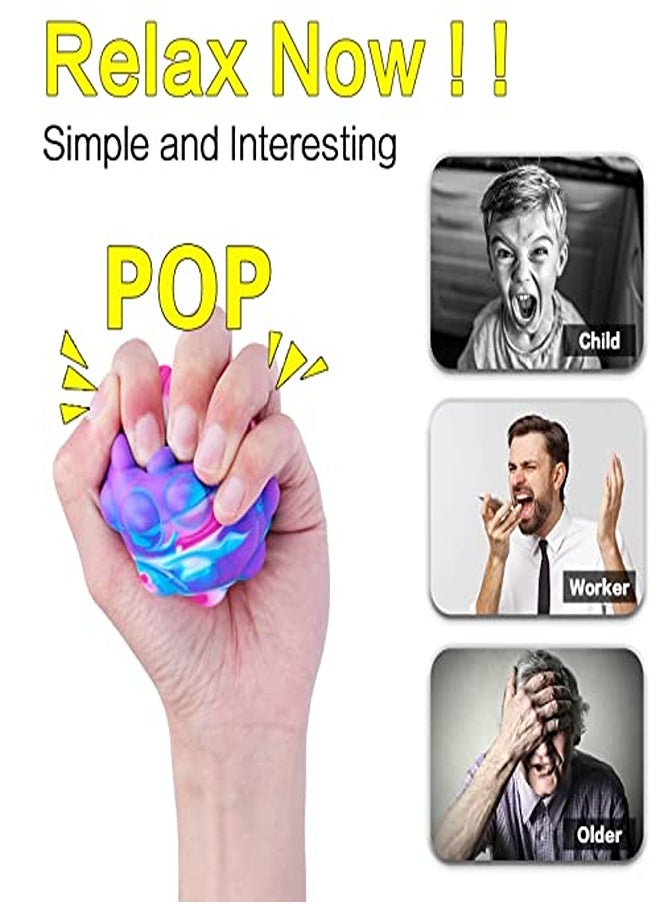 Generic Pop Ball Fidget Toys, 6PCS Bubble Squeeze Sensory Fidget Toy  - Image 1