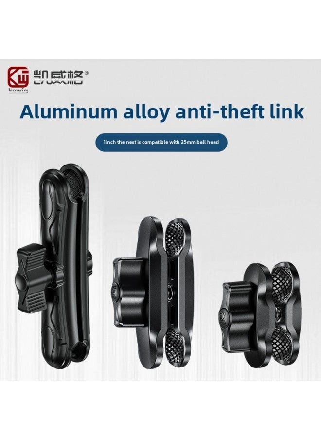 Kewig Kewig Mobile Phone Bracket Connection Clamp Arm Sports Camera Connection Fit One Inch Ball Connecting Bar Accessories-Colour:J101 (9cm Basic Metal Clamp Arm) - Image 3