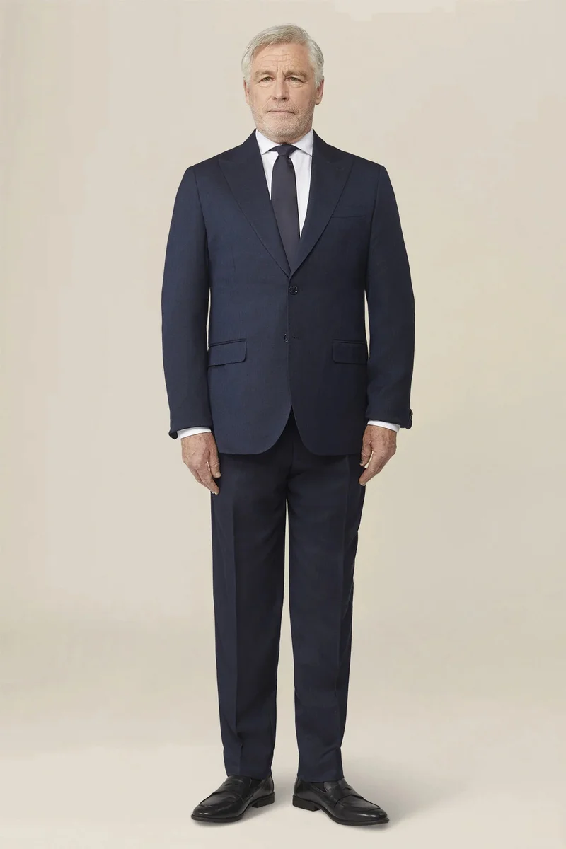 دوبل غانغر Men's single-breasted suit - Blue