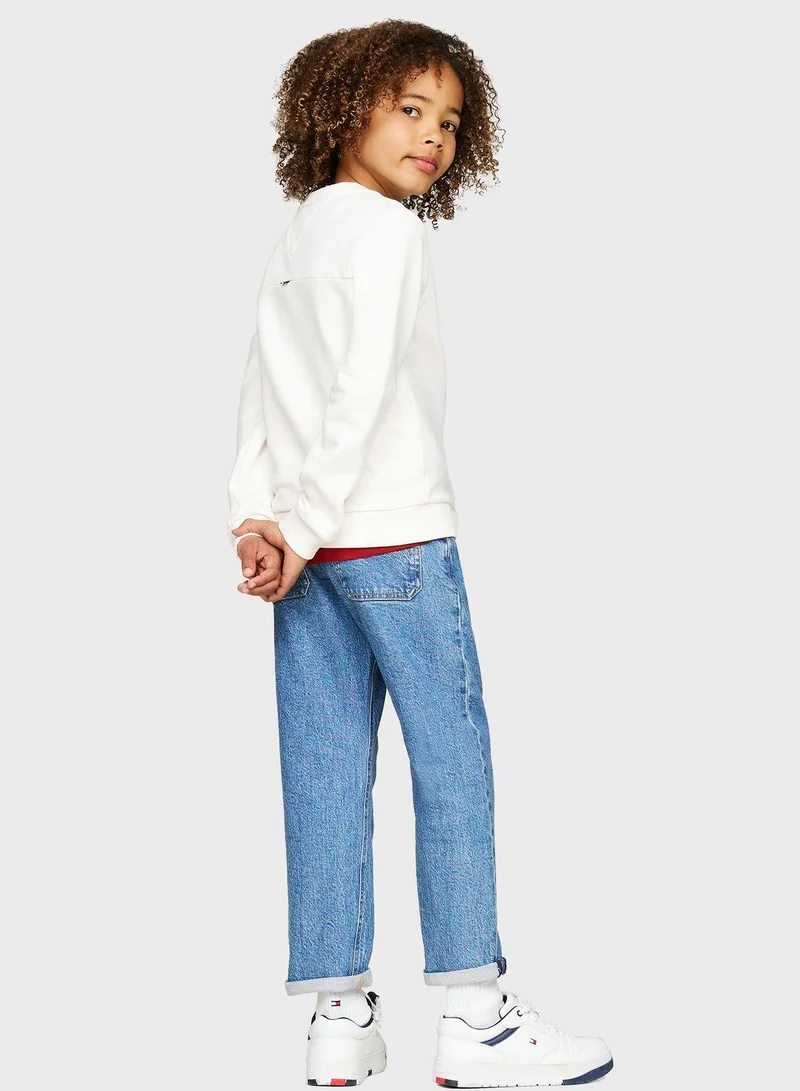 TOMMY HILFIGER Youth Embroidered Sweatshirt