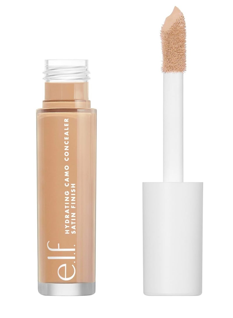 إلف كونسيلر مرطب  خفيف الوزن تغطية كاملة يدوم طويلاً يخفي العيوب ويصححها ويغطيها ويرطبها ويبرزها ذهبي متوسط لمسة نهائية ساتانية 25 لونًا يدوم طوال اليوم 0.20 أونصة سائلة - Image 1