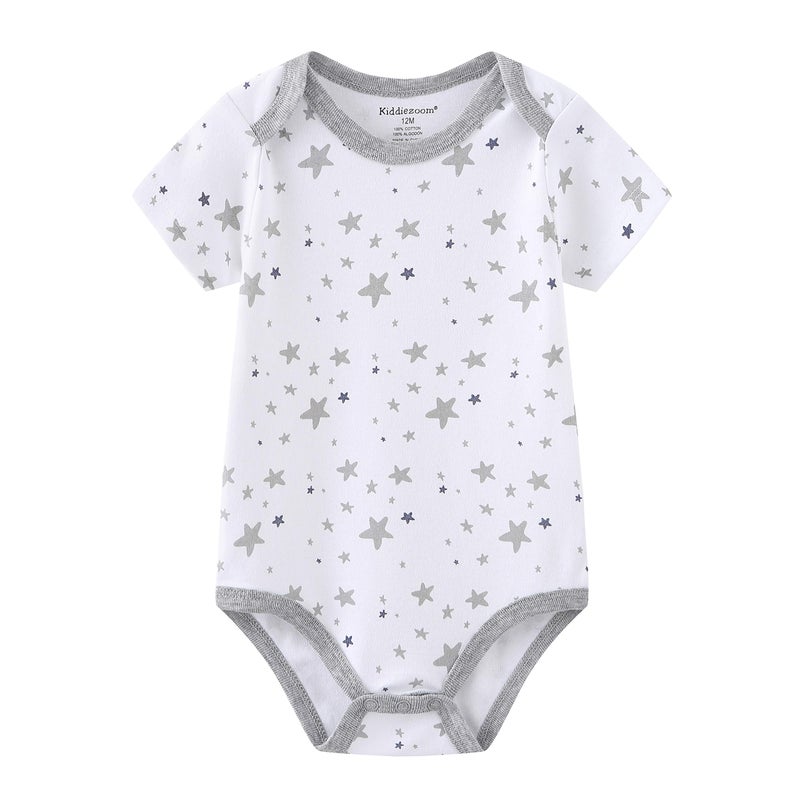 Kiddiezoom Baby Layette Set Baby Boys' 9-Piece Bodysuits Pants Set Toddler Girl Boy Unisex Baby Gift Sets - Image 4