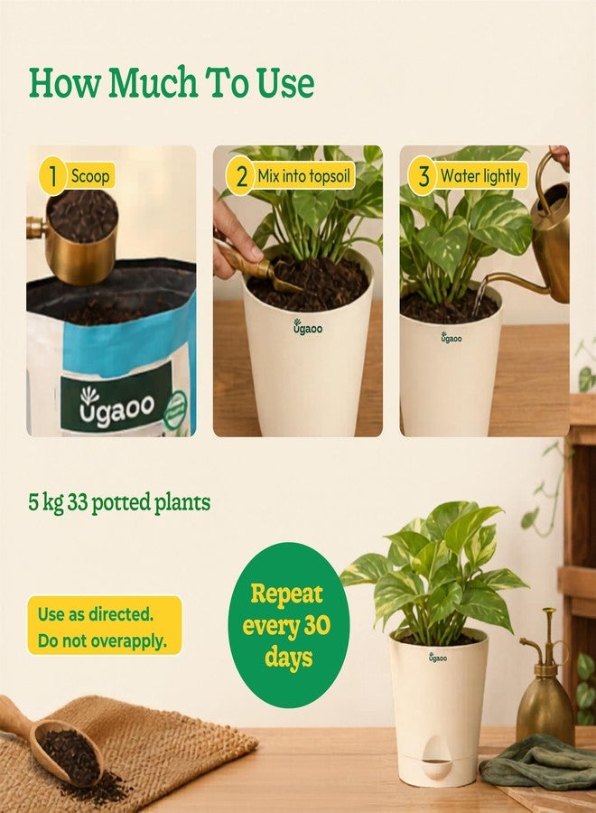 Ugaoo Vermicompost for Plants 1 Kg - Organic Fertilizer & Manure - Image 4