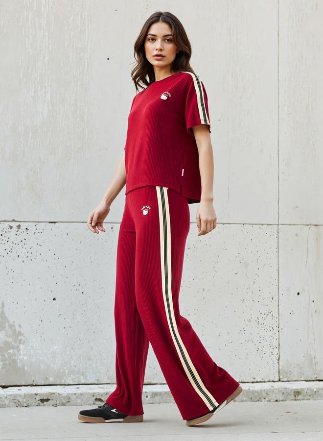 اس بي كاركترز بنطلون رياضي بخصر متوسط من مزيج البوليستر بطبعة هالو كيتي - Image 2