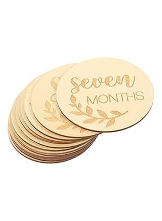 Smooth Odorless Baby Milestone Cards Set of 14 for First Year Photography Keepsake - Image 1