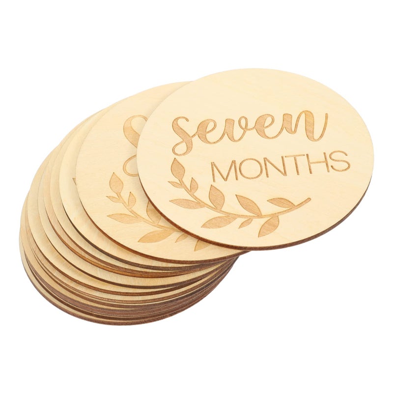 Smooth Odorless Baby Milestone Cards Set of 14 for First Year Photography Keepsake - Image 2