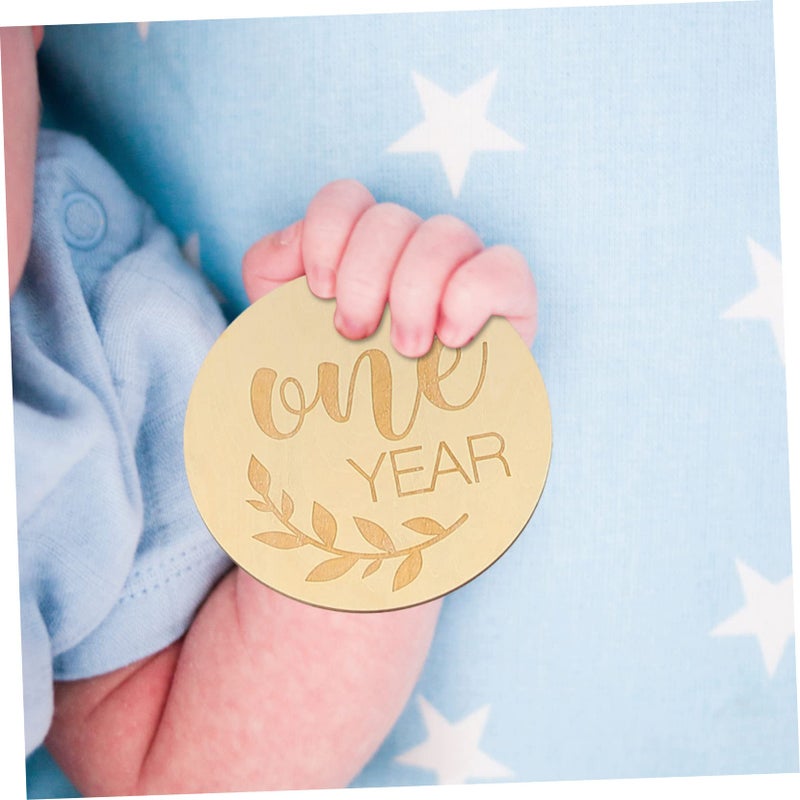 Smooth Odorless Baby Milestone Cards Set of 14 for First Year Photography Keepsake - Image 5