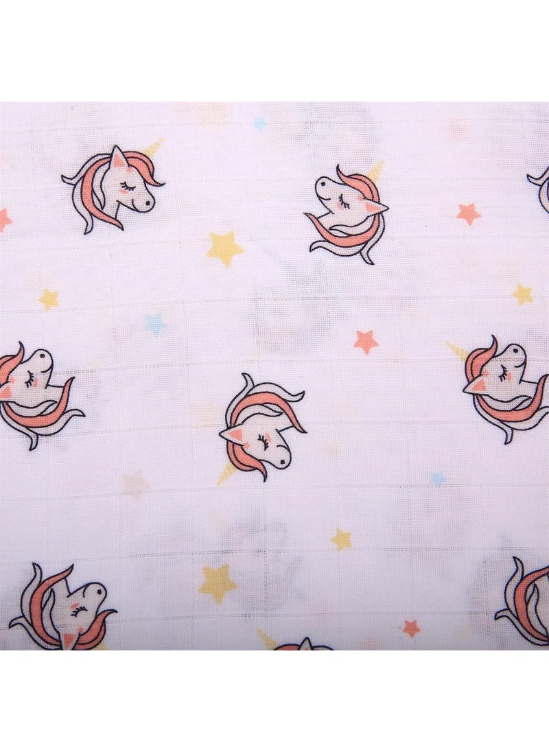 Miespiga Unicorn Printed Single Muslin Blanket