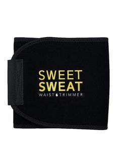 Sweet Sweat Waist Trimmer - Black/Yellow Logo XL