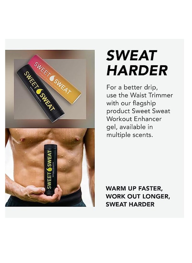 SPORTS RESEARCH - Sweet Sweat Waist Trimmer - Black/Yellow Logo XL - Image 1