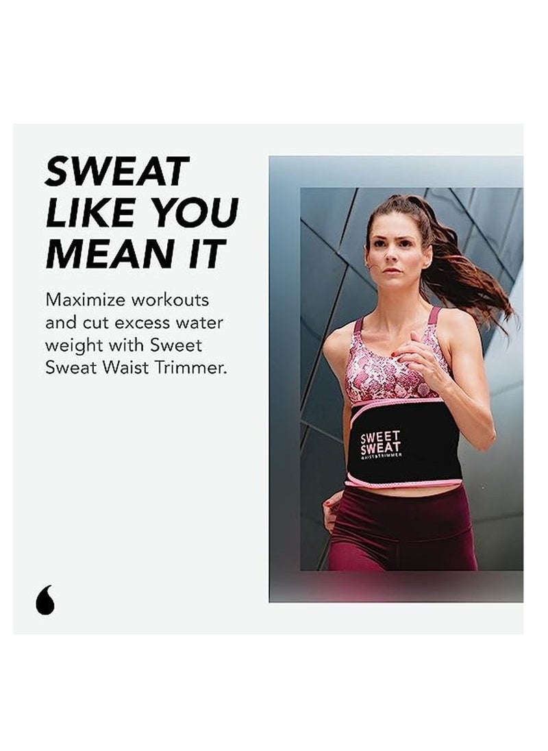 SPORTS RESEARCH - Sweet Sweat Waist Trimmer - Black/Yellow Logo XL - Image 1