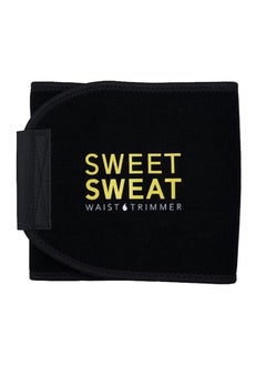 SPORTS RESEARCH Sweet Sweat Waist Trimmer - Black/Yellow Logo XL  - Image 1