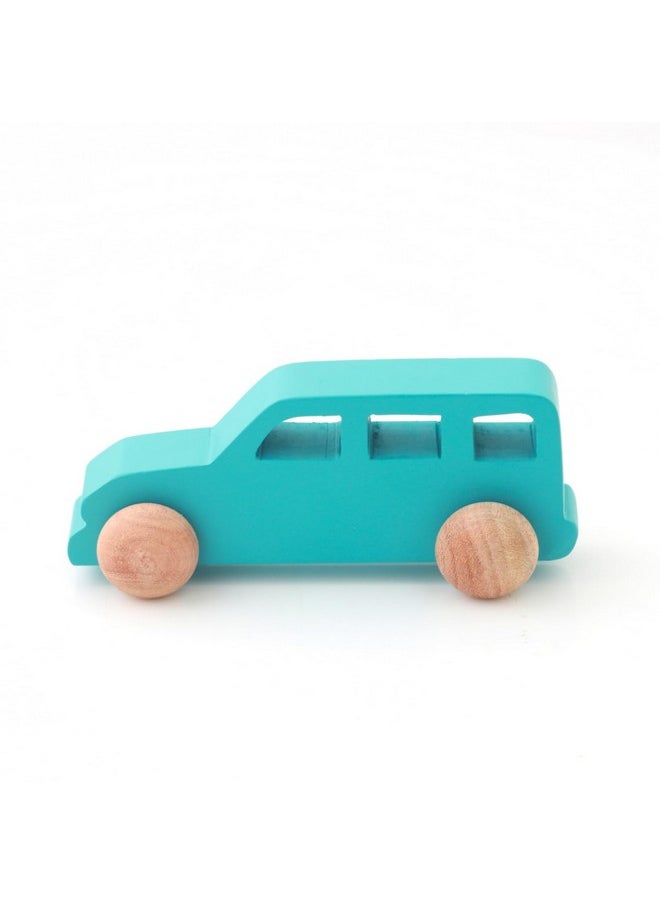 Ariro - Ariro Wooden Jeep for Toddlers and Infants | Push Wooden Vehicle Toy | 6M-3Y | Helps Child in Grip Strength, Hand-Eye Coordination - Image 1