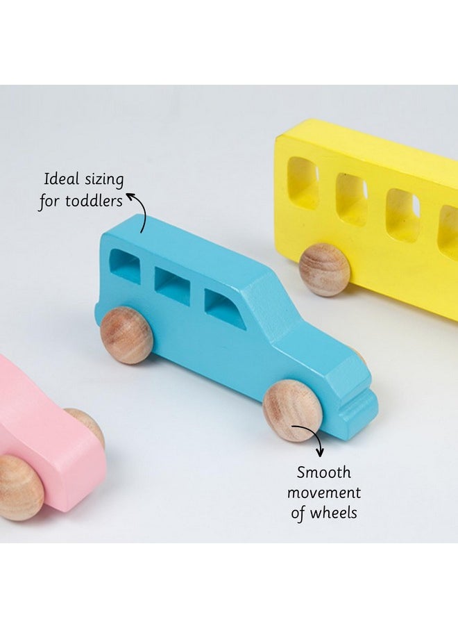 Ariro - Ariro Wooden Jeep for Toddlers and Infants | Push Wooden Vehicle Toy | 6M-3Y | Helps Child in Grip Strength, Hand-Eye Coordination - Image 1