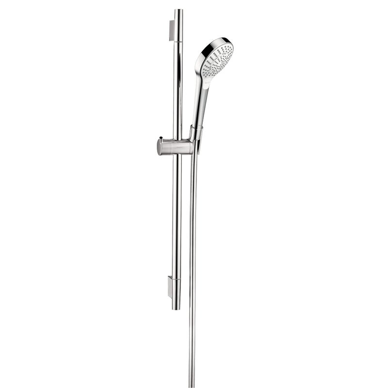 Hansgrohe Croma Select S 6inch Handshower with Slide Bar and Hose in Chrome 04939000