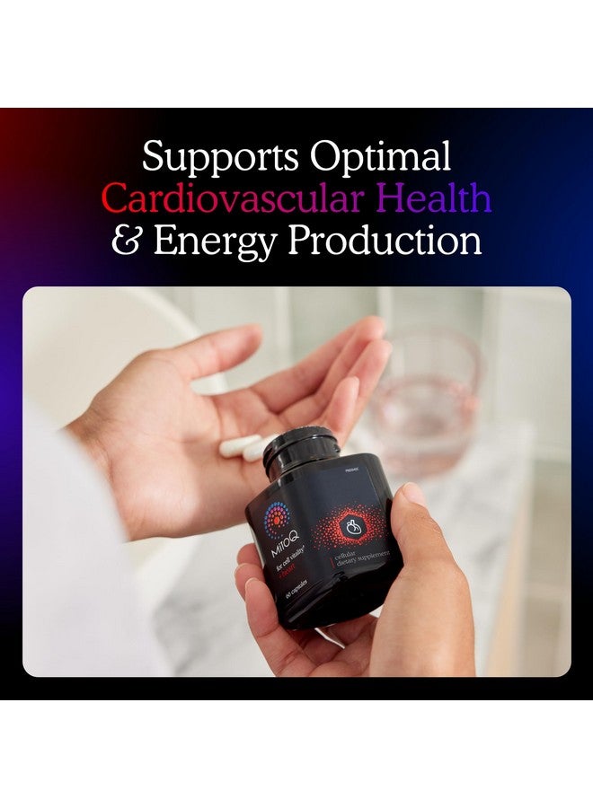 MitoQ +Heart Premium CoQ10 Antioxidant - Contains Mitoquinol Mesylate, Magnesium, L-Carnitine & Vitamin D3 - Supports Cardiovascular and Circulatory Health, & Cell Vitality (60 Capsules) - Image 2