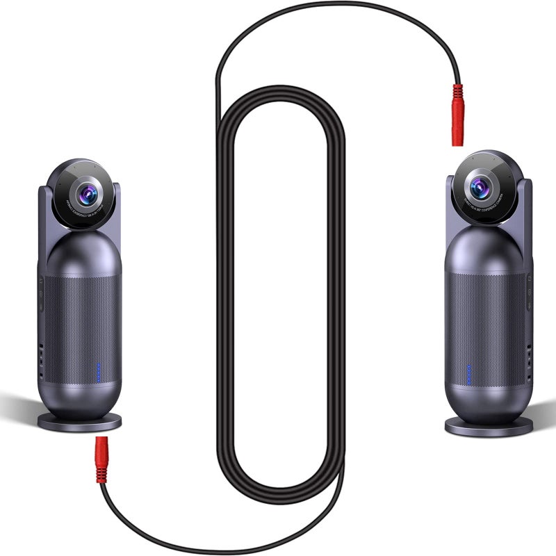 EMEET Daisy Chain Cable –3.5mm Male to Male Stereo Audio Aux Cable, Use for Luna/Luna Plus/Luna Plus Kit/Luna Lite/M3/M220/M2/M2 MAX Speakerphone/Meeting Capsule, Expand Meeting up to 12/16 People - Image 2