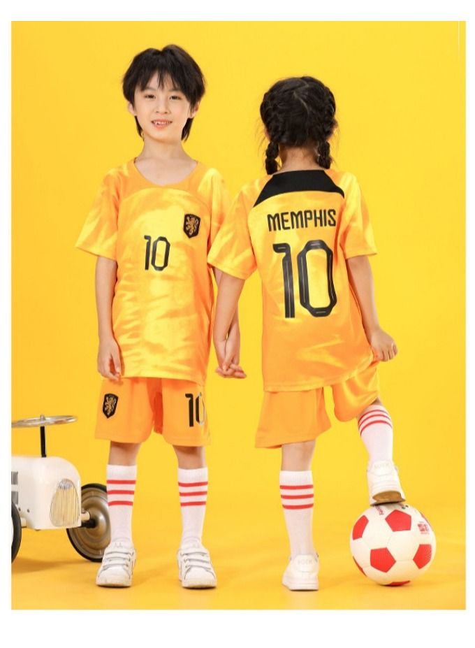 M MIAOYAN M MIAOYAN Men's and Women's Kindergarten Club Children's Wear Soccer Sports Match Soccer Suit Set  - Image 1