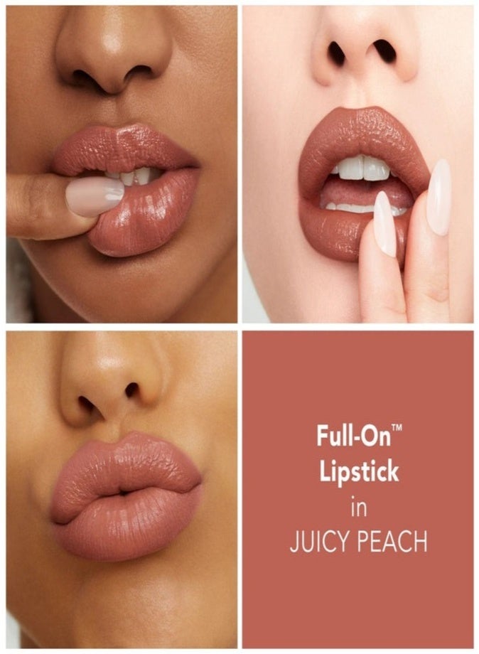 بوكسوم أحمر شفاه ساتان كامل™ - لون خوخي غني، ممتلئ ويدوم طويلاً - Image 3