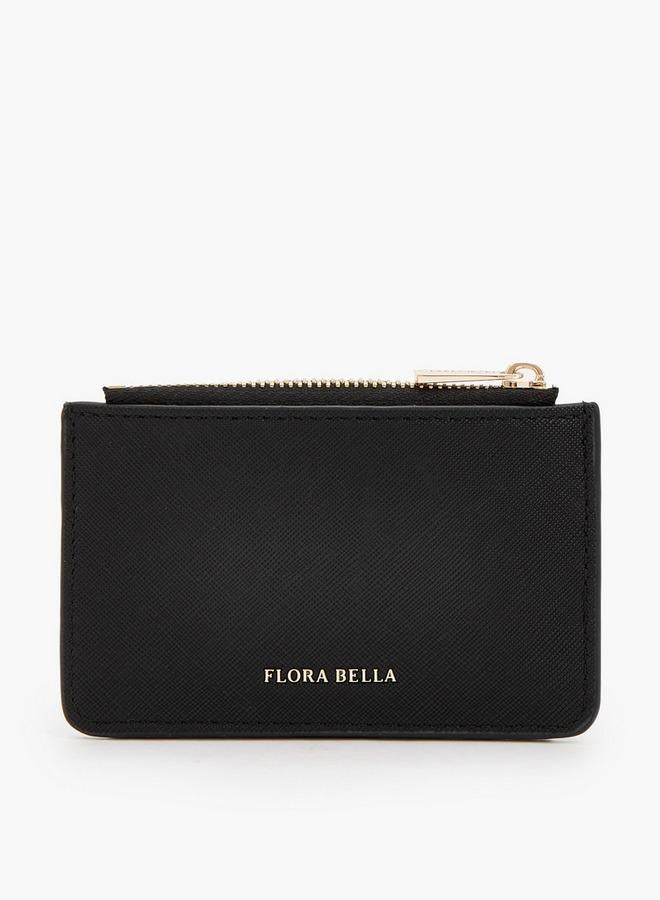 Flora Bella By Shoexpress Solid Card Holder With Zip Pocket - Image 2