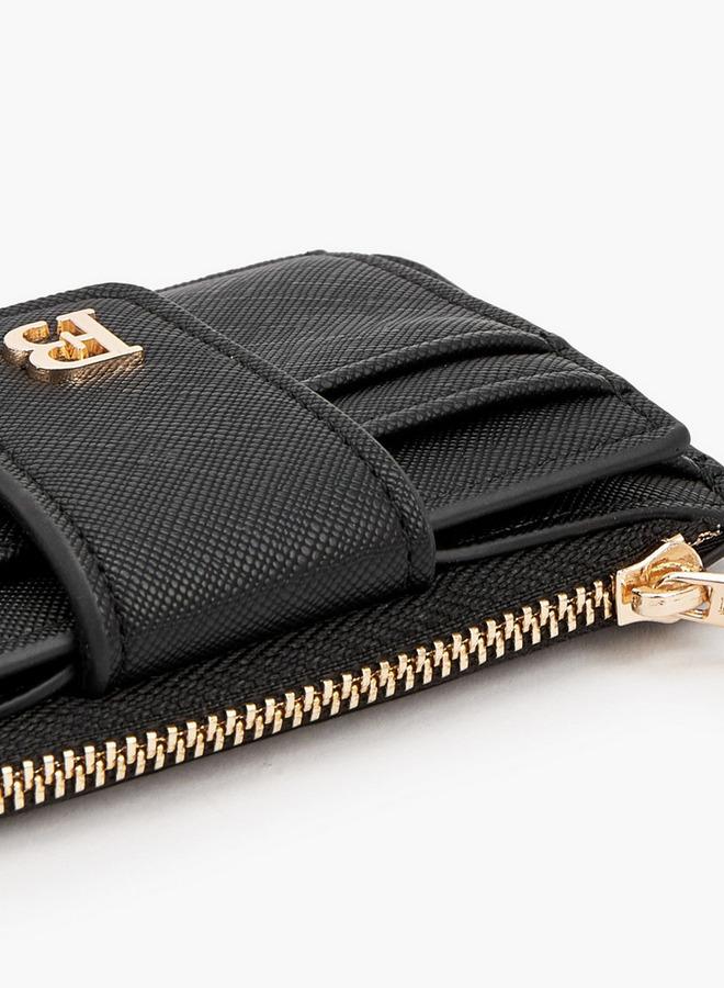 Flora Bella By Shoexpress Solid Card Holder With Zip Pocket - Image 5