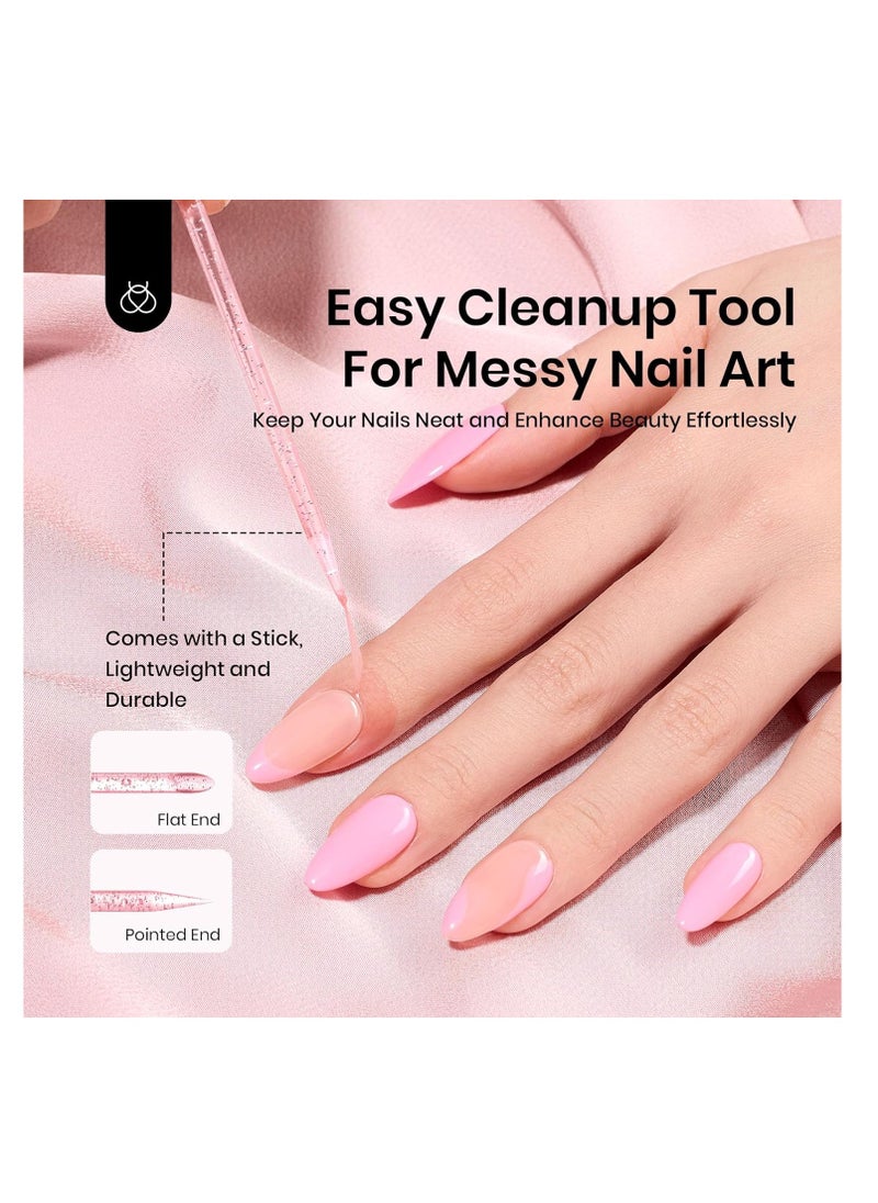 beetles Gel Polish Beetles Gel Polish 15ml Latex Liquid Nail Peel off Cuticle Guard for Nail Polish with Plastic Nail Care Stick for Nail Art Liquid Latex Barrier Protector Nails Design  - Image 2