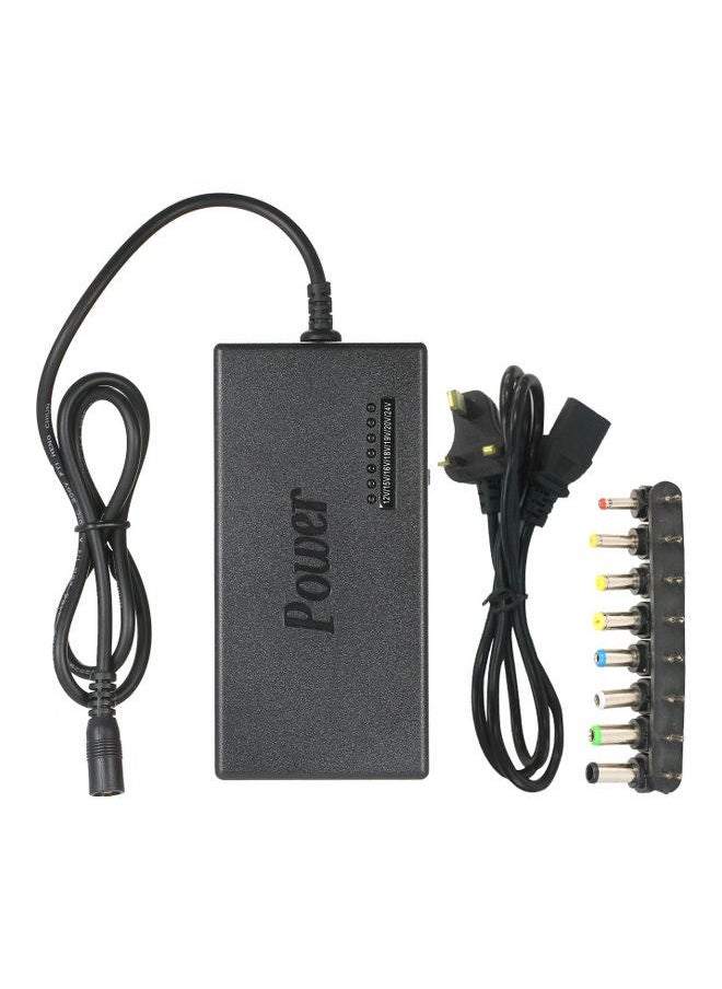 NIBEMINENT Universal Laptop Power Charger Adapter Black  - Image 1