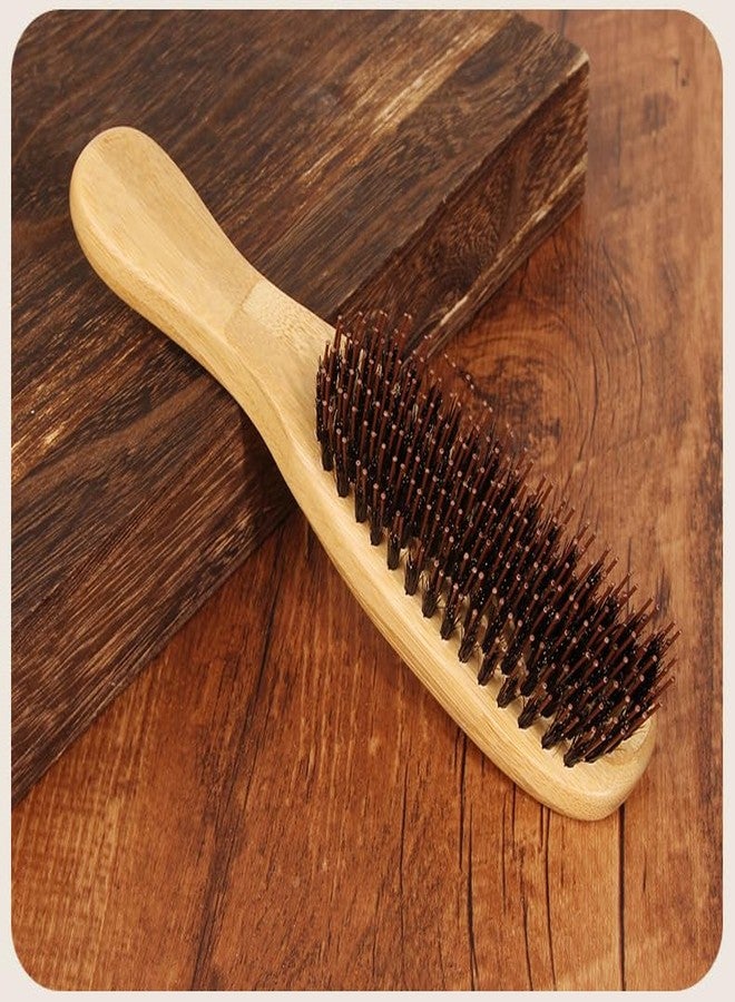 KACHEEG® Men's Oil Head Comb | Bamboo Beard Brush | Bristle Women's Hair Comb - Image 3