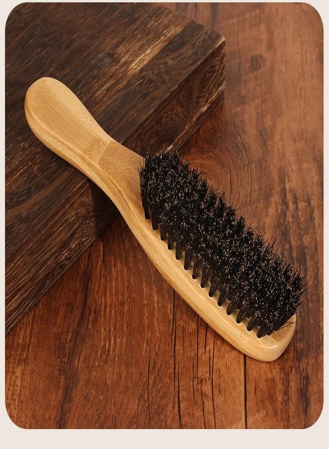 KACHEEG® Men's Oil Head Comb | Bamboo Beard Brush | Bristle Women's Hair Comb - Image 4