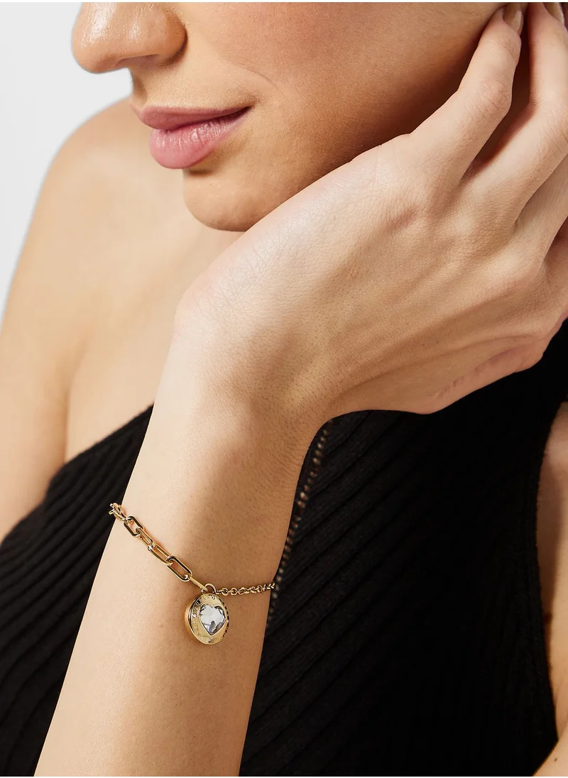 GUESS Chain Heart Bracelet
